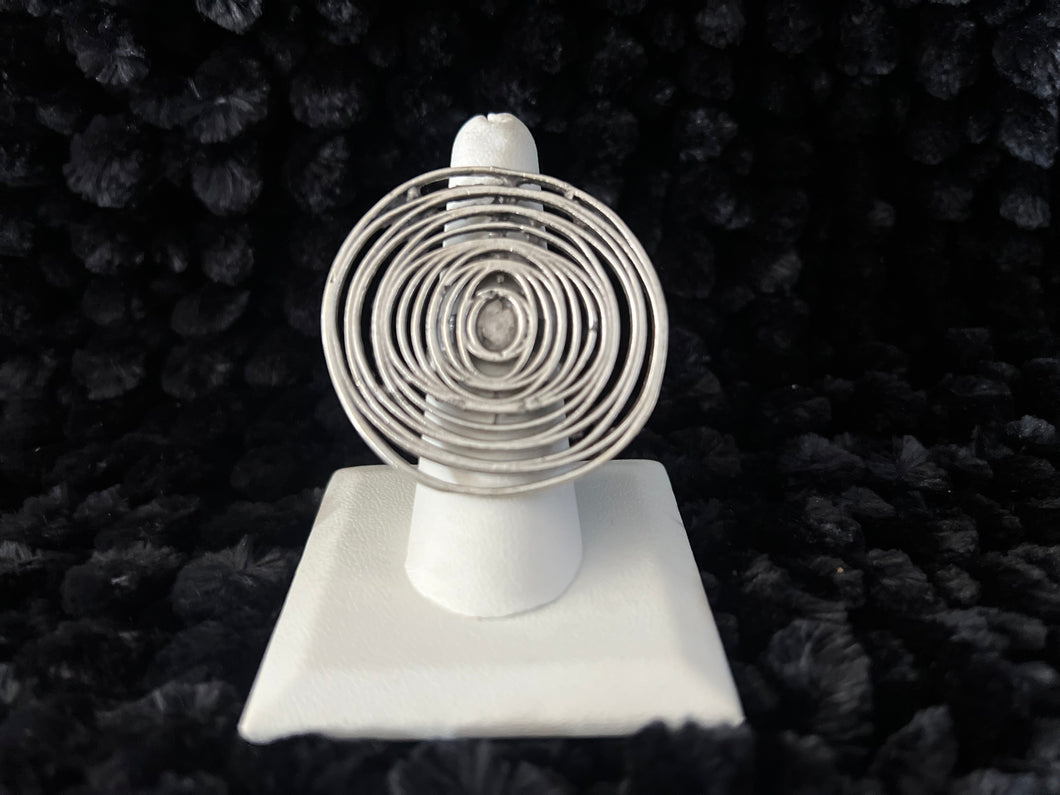 Spiral Silver Ring