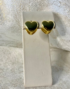 Gold Bold Heart Earring