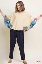 Load image into Gallery viewer, Oversized Ruffle Bell Sleeve Top
