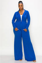 Load image into Gallery viewer, BLUE PLUS JACKET AND PANT SET
