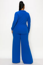 Load image into Gallery viewer, BLUE PLUS JACKET AND PANT SET
