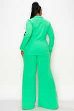 Load image into Gallery viewer, GREEN PLUS JACKET AND PANT SET
