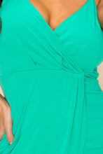 Load image into Gallery viewer, Green Bodycon Midi Dress
