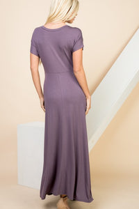 Dusty Lilac Maxi Dress