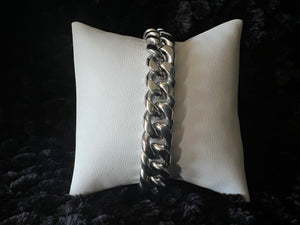 Stainless Steel Chunky Chain  Bracelet