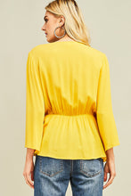 Load image into Gallery viewer, Yellow Scoop Neck Top
