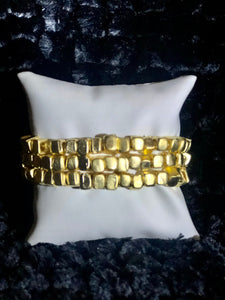 Gold Cube Bracelets